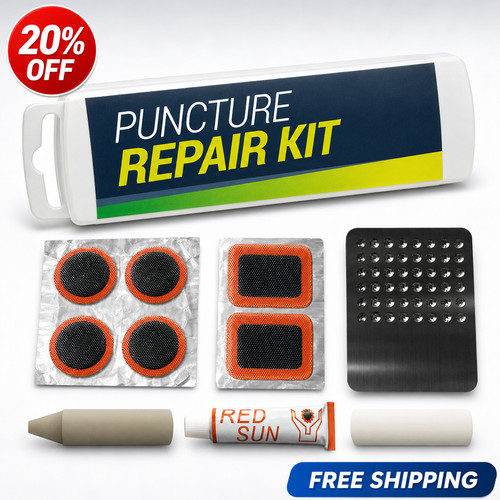 Bicycle puncture repair kit - bicycle,