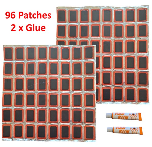 96x rubber puncture patch - rubber,