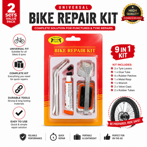 Bicycle puncture repair - puncture, kit