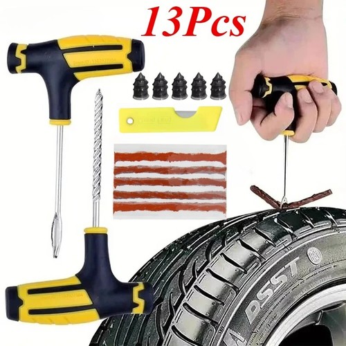 Tubeless tyre puncture - tyre, repair