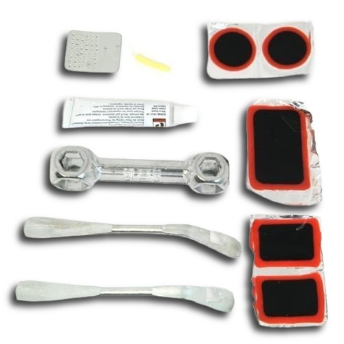 12pc bike puncture repair kit - bike,