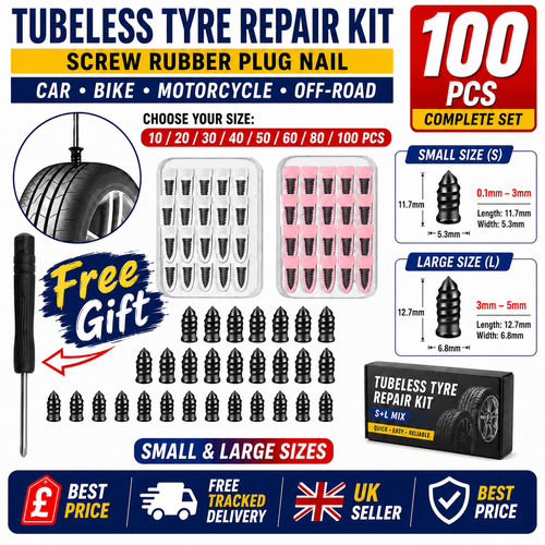 100pc set tyre - repair, kit