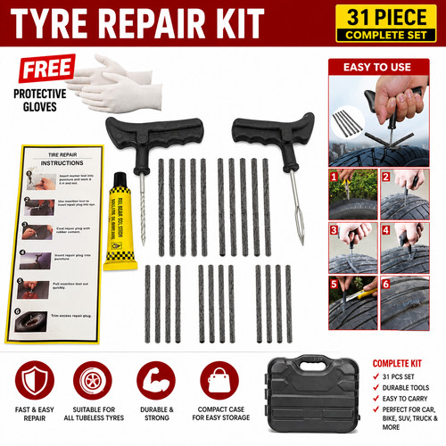 Pcs tubeless tyre puncture - tyre,