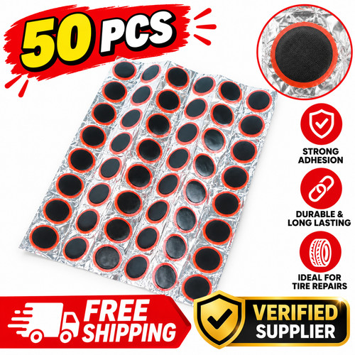 48pc bicycle tire patch kit - 48pc,